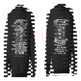 In Memory Of Vietnam Veteran Proud Veteran Day Sweatshirt - Seseable