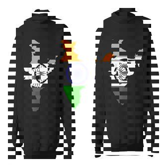 India India Flag Indian Flag Indian Maps Sweatshirt | Mazezy