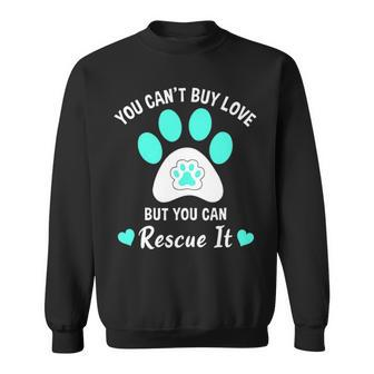 Indiana County Humane Society Animal Rescue Love Sweatshirt - Seseable