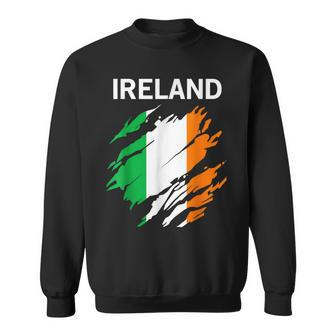 Ireland St Patricks Day Irish Flag Sweatshirt - Seseable