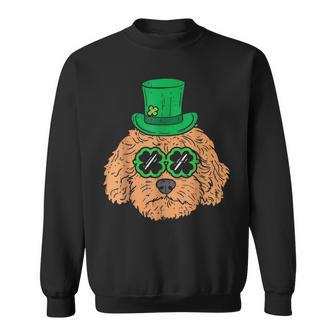 Irish Goldendoodle Doodle Dog Funny St Patricks Day Pet Sweatshirt - Thegiftio UK