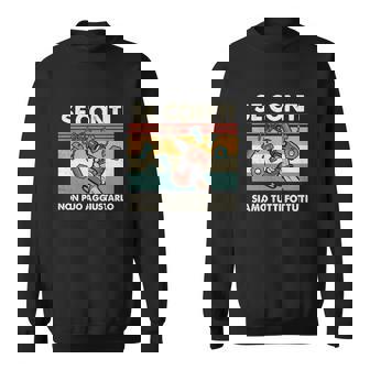 Italienisches Humor-Sweatshirt mit witzigem Spruch und Grafikdesign - Seseable