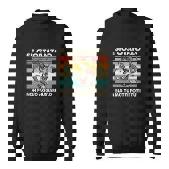 Italienisches Humor Sweatshirt Se Costanzo non può aggiustarlo, Lustige Spruch Grafik - Seseable