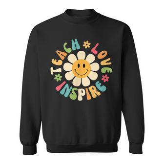 Its A Beautiful Day For Learning 2 Sided Teacher Life Book Sweatshirt | Mazezy
