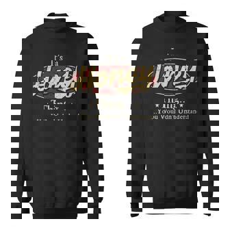 Its A Honey Thing You Wouldnt Understand Personalized Name Gifts With Name Printed Honey Sweatshirt | Seseable UK