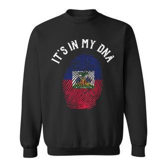 Its In My Dna Fingerprint | Prideful Haitian Gift  Sweatshirt