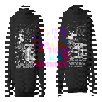 Its My 10Th Birthday African American Black Girl 10 Year Old Sweatshirt | Mazezy