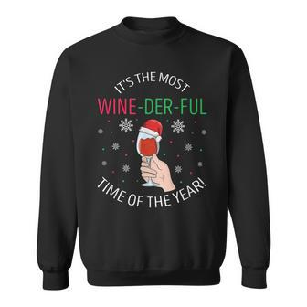 Its The Most Wine-Der-Ful Time Of The Year Lustiges Geschenk Sweatshirt - Seseable