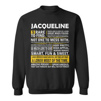 Jacqueline 9 Rare To Find Completely Unexplainable Sweatshirt - Seseable