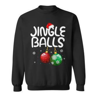 Jingle Balls Christmas Funny Matching Couple Chestnuts V3 Men Women Sweatshirt Graphic Print Unisex - Seseable