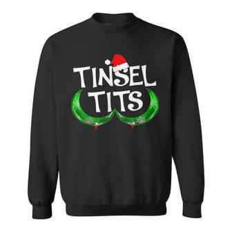 Jingle Balls Tinsel Tits Couples Christmas Matching Couple V28 Men Women Sweatshirt Graphic Print Unisex - Thegiftio UK