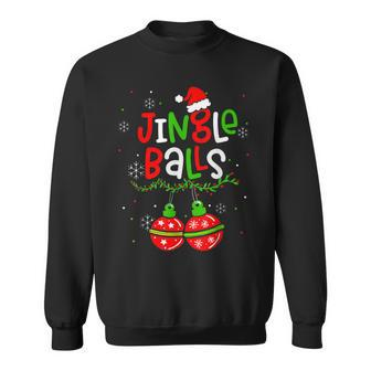 Jingle Balls Tinsel Tits Funny Matching Couple Chestnuts V62 Men Women Sweatshirt Graphic Print Unisex - Thegiftio UK