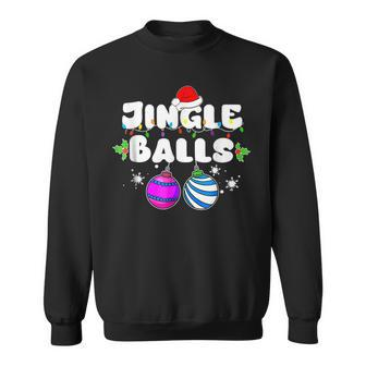 Jingle Balls Tinsel Tits Funny Matching Couple Chestnuts V71 Men Women Sweatshirt Graphic Print Unisex - Thegiftio UK