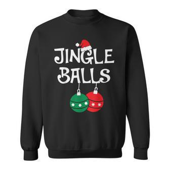 Jingle Balls Tinsel Tits Matching Couple Chestnuts Women V2 Men Women Sweatshirt Graphic Print Unisex - Thegiftio UK