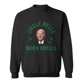 Jingle Bells Biden Smells Funny Biden Christmas Sweatshirt - Monsterry DE