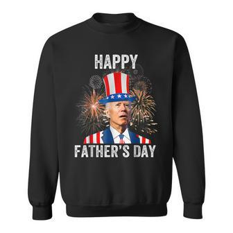 Joe Biden Happy Fathers Day Funny 4Th Of July American Flag Sweatshirt - Thegiftio UK