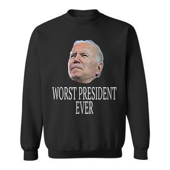 Joe Biden Worst President Ever Sweatshirt | Mazezy