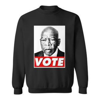 John Lewis Tribute Vote Poster Sweatshirt - Monsterry
