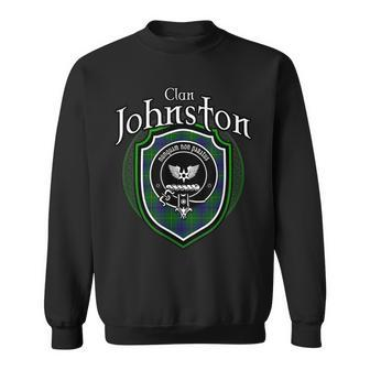 Johnston Clan Crest | Scottish Clan Johnston Family Badge Sweatshirt - Seseable