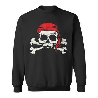 Jolly Roger Pirate | Skull And Crossbones | Gift Sweatshirt | Mazezy AU