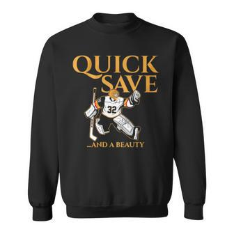 Jonathan Quick Las Vegas Quick Save Sweatshirt | Mazezy