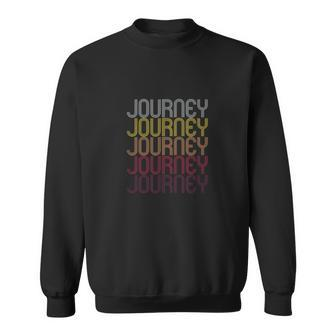 Journey Personalized First Name Surname Men Women Sweatshirt Graphic Print Unisex - Thegiftio UK