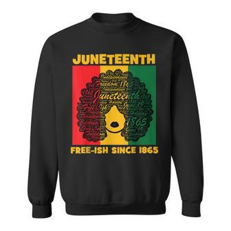 Junenth Celebrating Black Freedom 1865 African American V4 Sweatshirt - Seseable