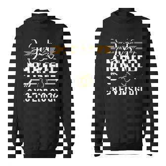 Just Married 28 Years Ago 28Th Wedding Anniversary Sweatshirt | Mazezy