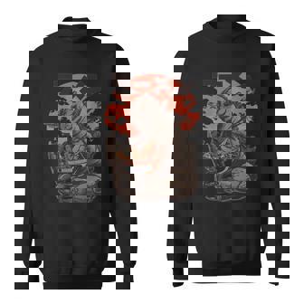 Kaijus Ramen Men Women Sweatshirt Graphic Print Unisex - Thegiftio