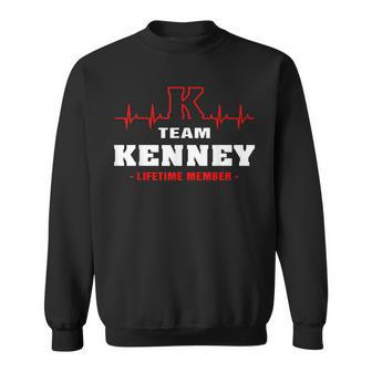 Kenney Surname Family Name Team Kenney Lifetime Member Men Women Sweatshirt Graphic Print Unisex - Seseable