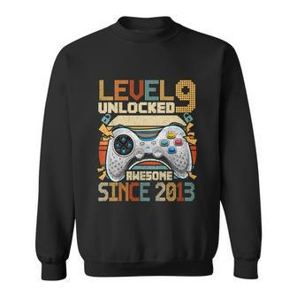Kids 9Th Birthday Gamer Gift Boys Teen 9 Year Old Video Gamer Tshirt Sweatshirt - Monsterry