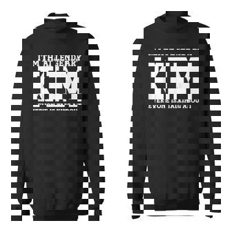 Kim Personal Name First Name Funny Kim Sweatshirt | Mazezy