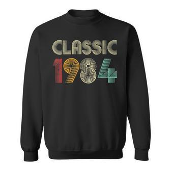 Klassisch 1984 Vintage 39 Geburtstag Geschenk Classic Sweatshirt - Seseable