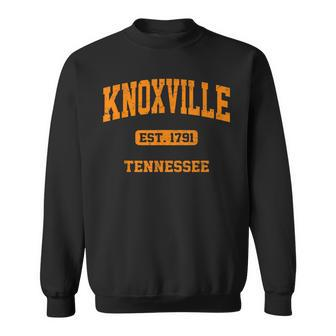 Knoxville Tennessee Tn Vintage State Athletic Style Sweatshirt - Seseable