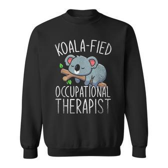 Koala Animal Ota Healthcare Koalafied Occupational Therapist Men Women Sweatshirt Graphic Print Unisex - Seseable