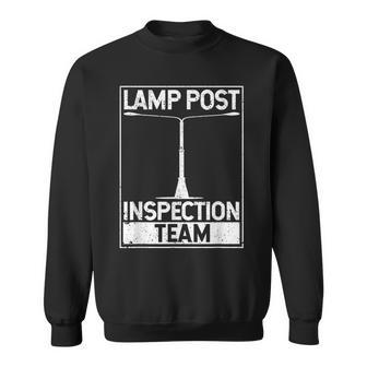 Lamp Post Inspection Team Geocaching Funny Geocache Lover Sweatshirt | Mazezy