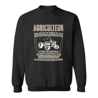 Landwirt Stolz Sweatshirt, Traktor Motiv mit Französischem Spruch - Seseable