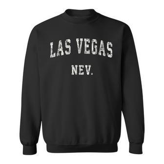 Las Vegas Nevada Nv Vintage Sports Design Retro V2 Men Women Sweatshirt Graphic Print Unisex - Thegiftio UK