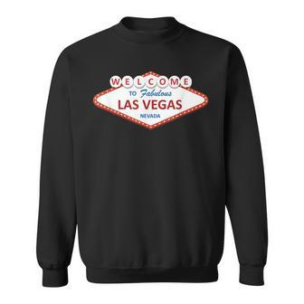 Las Vegas Sign - Nevada - Aesthetic Design - Classic Sweatshirt | Mazezy