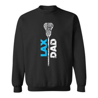 Lax Dad Lacrosse Blue Sweatshirt