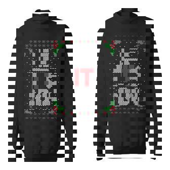 Le Tits Now Funny Christmas Let It Snow Adult Ugly Christmas V5 Men Women Sweatshirt Graphic Print Unisex - Thegiftio