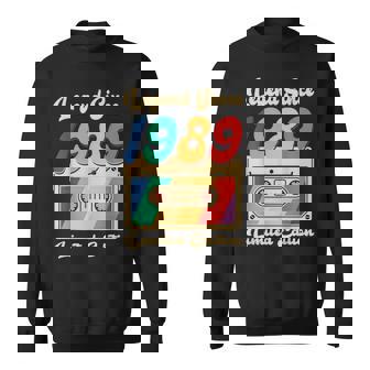 Legend Since 1989 Vintage Cassette 34Th Birthday Women Men Sweatshirt