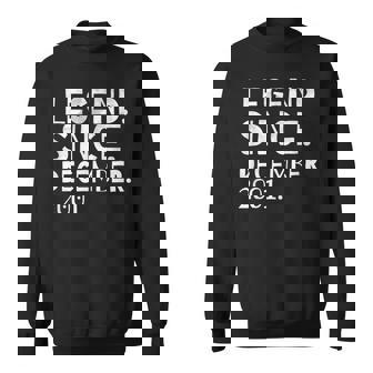 Legende seit Dezember 2001 Sweatshirt für Männer & Frauen, Geburtstagsmotiv - Seseable
