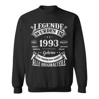 Legenden Wurden Im 1993 Geboren 30 Geburtstag 30 Jahre Sweatshirt - Seseable