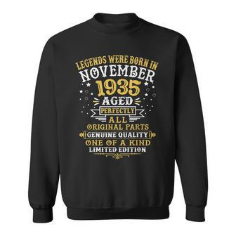 Legends Were Born In November 1935 87 Geburtstag Geschenke Sweatshirt - Seseable