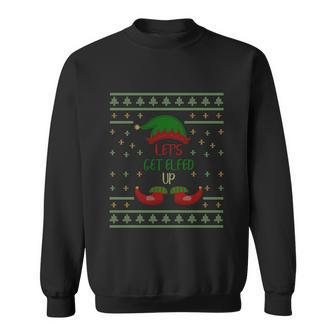 Lets Get Ed Up Funny Ugly Christmas Sweater Gift Sweatshirt - Monsterry UK