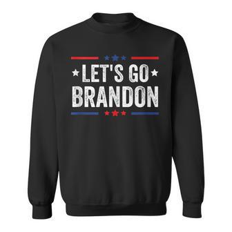 Lets Go Brandon Anti Liberal Us Flag Sweatshirt | Mazezy