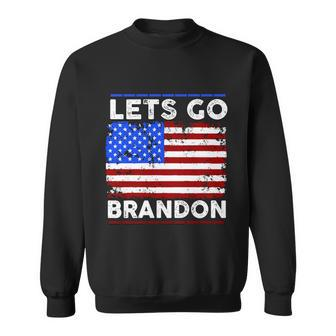 Lets Go Brandon Usa Flag Lgb United States Sweatshirt - Thegiftio UK