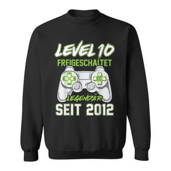 Level 10 Jahre Geburtstags Junge Gamer 2012 Geburtstag Sweatshirt - Seseable