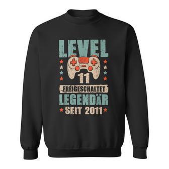 Level 11 Jahre Geburtstags Junge Gamer 2011 Geburtstag Sweatshirt - Seseable